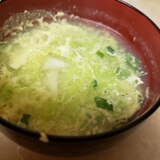 白菜と卵の中華スープ